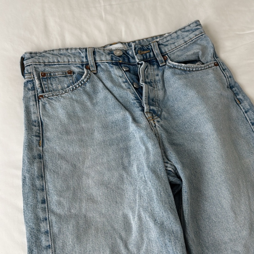 Zara high waisted mom jean